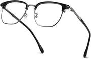 ÉÌƷͼƬ 20 | B0FKT9PDRD | FEISEDY Retro Semi Rimless Blue Light Glasses for Women Men B0438