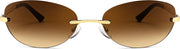 ÉÌƷͼƬ 17 | B0BZPBKFF1 | FEISEDY Trendy Rimless Oval Sunglasses for Women Men Retro 90s Eyewear Frame Y2K Glasses B2393