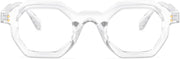 ÉÌƷͼƬ 17 | B0CSSL3RWH | FEISEDY Retro Octagon Blue Light Glasses for Women Men Vintage Polygon Anti Glare Eyeglasses B0102