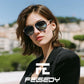 商品图片 33 | B0FPQ6L6K1 | FEISEDY Retro Polarized Aviator Sunglasses for Women Men B0259