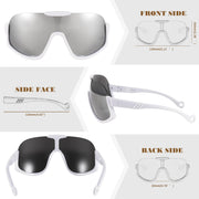 ÉÌƷͼƬ 32 | B0CQT2FXLN | FEISEDY Sunglasses Men Women Oversized Fashion Sports Baseball Fishing Skiing Running Golf Adults Teens Half Frame B0012