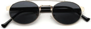 ÉÌƷͼƬ 8 | B0DRYKH1MV | FEISEDY Classic Trendy Oval Sunglasses Women Men Cute Small Shade Metal Frame Sunnies B0264