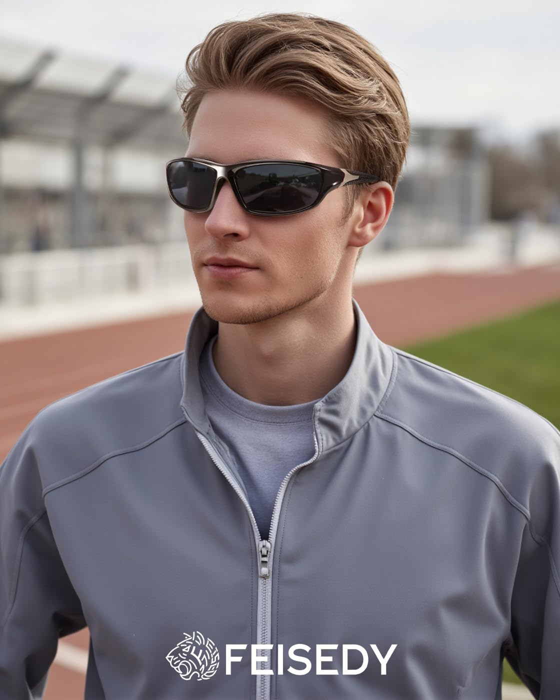 商品图片 69 | B09CT4VMCM | FEISEDY Classic Men Polarized Sports Sunglasses Night Driving Yellow Lenses Cycling Fishing Driving Glasses B2674
