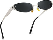 ÉÌƷͼƬ 6 | B0CHYTCP8J | FEISEDY Retro Oval Sunglasses Women Men Y2K Fashion Designer Cosplay Glasses Party Accessories B2376