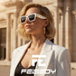 商品图片 28 | B0GD5FWDBC | FEISEDY Retro Trendy Rectangle Polarized Sunglasses for Women Men,Classic Narrow Square Sun Glasses B0314