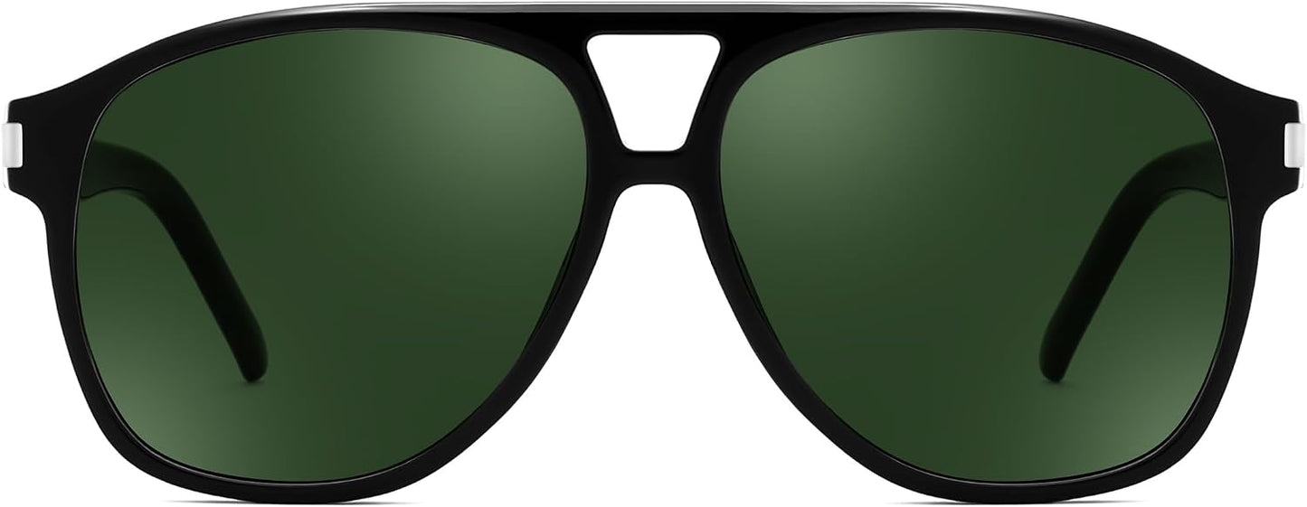 商品图片 14 | B0GXMV1N2N | FEISEDY Retro Aviator Sunglasses for Women Men Square Sunnies 70s Pilot Style Lightweight UV400 Shades B0421