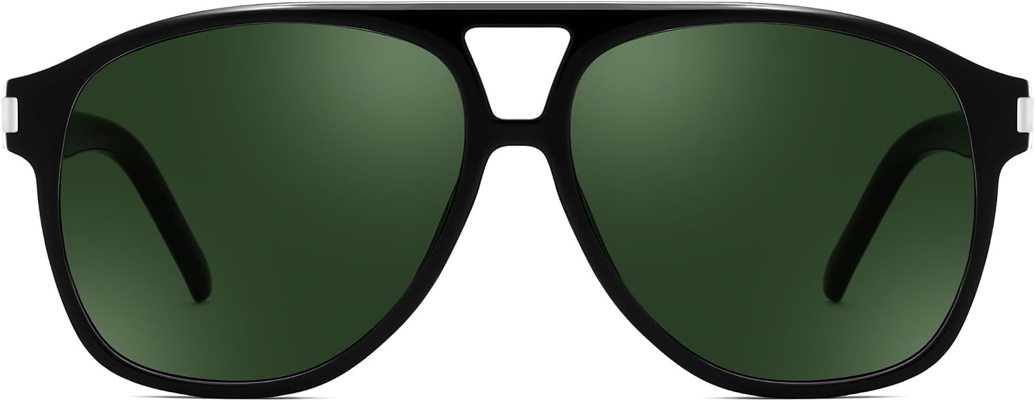 商品图片 14 | B0GXMV1N2N | FEISEDY Retro Aviator Sunglasses for Women Men Square Sunnies 70s Pilot Style Lightweight UV400 Shades B0421