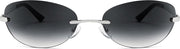 ÉÌƷͼƬ 24 | B0BZPBKFF1 | FEISEDY Trendy Rimless Oval Sunglasses for Women Men Retro 90s Eyewear Frame Y2K Glasses B2393