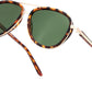 Brown Tortoise/Green / 55 Millimeters | B0FPPH2HPM | FEISEDY Retro Polarized Aviator Sunglasses for Women Men B0259