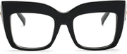 ÉÌƷͼƬ 4 | B07N5J9CF4 | FEISEDY Square Oversized Glasses Frame Eyewear Women B2475