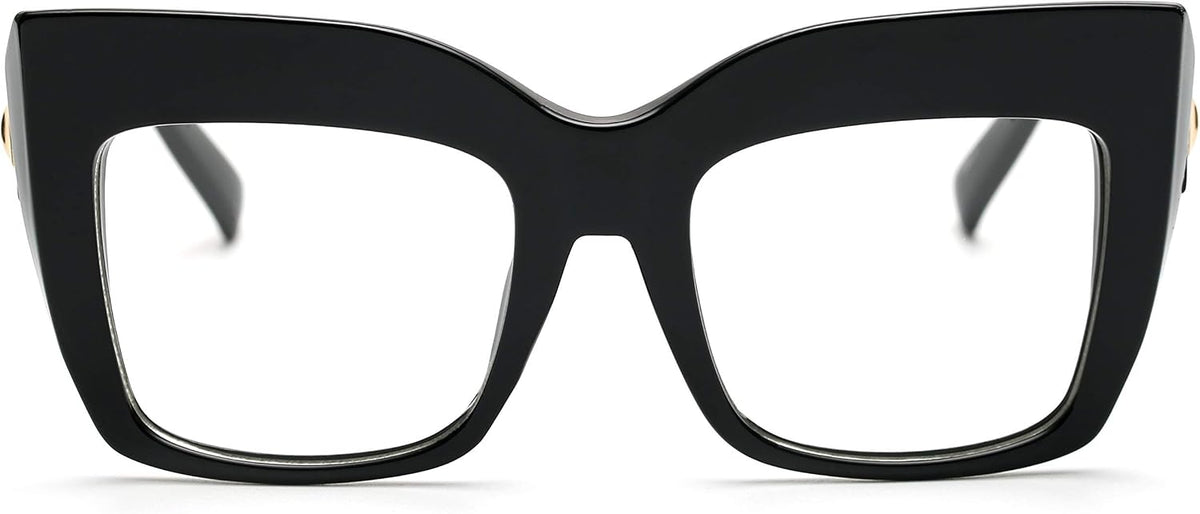 ÉÌƷͼƬ 4 | B07N5J9CF4 | FEISEDY Square Oversized Glasses Frame Eyewear Women B2475