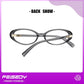 商品图片 4 | B0F6MW26L2 | FEISEDY Oval Blue Light Glasses for Woman Vintage Small Face Lightweight Eyeglasses Retro Nerd Y2K Frame B0290