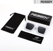 ÉÌƷͼƬ 33 | B0BZRNQQL1 | FEISEDY Oversized Square Sunglasses for Women Fashion Shades Luxury Big Sun Glasses UV400 Protection B2380