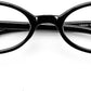 Black / 47 Millimeters | B0DKNL5SRB | FEISEDY Y2K Retro Oval Nerd Blue Light Glasses for Women B0258