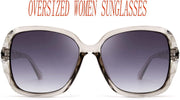 ÉÌƷͼƬ 109 | B079GSTW1D | FEISEDY Polarized Women Square Sunglasses Sparkling Composite Shiny Frame B2289