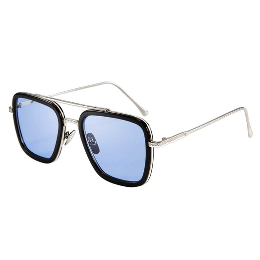 FEISEDY Retro Aviator 70s Pilot Sunglasses Men Trendy Women Square Sun Glasses Driving Outdoors B2510