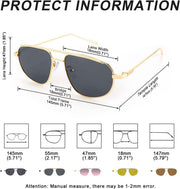 ÉÌƷͼƬ 14 | B09XDVK9DG | FEISEDY Retro Trendy Aviator Sunglasses Women Men 90s Small Vintage Glasses Stylish Gold Metal Oval Sunglasses B2906