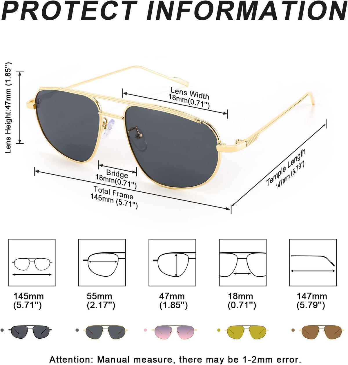 ÉÌƷͼƬ 14 | B09XDVK9DG | FEISEDY Retro Trendy Aviator Sunglasses Women Men 90s Small Vintage Glasses Stylish Gold Metal Oval Sunglasses B2906