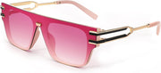ÉÌƷͼƬ 2 | B0B23NX2M4 | FEISEDY Fashion Square Sunglasses for Women Men Retro Metal Side Shades UV400 Protection Lens B2678