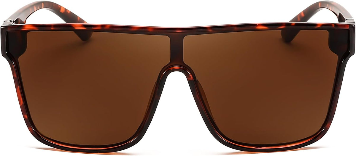 ÉÌƷͼƬ 31 | B0B2836HD6 | FEISEDY Sunglasses for Women Men, Fashion Mirrored Single Lens Shades