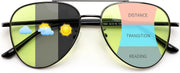 Gun Black / 3.0 x | B0GJYVVFL5 | FEISEDY Photochromic Progressive Multifocal Aviator Reading Glasses B0396