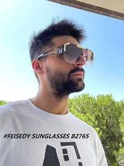 ÉÌƷͼƬ 14 | B09L4V27YS | FEISEDY Square Oversized Sunglasses for Men Women Flat Top B2765