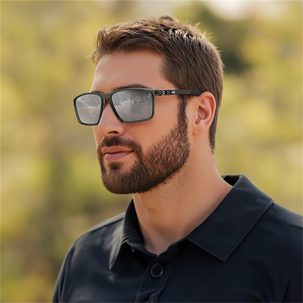 商品图片 10 | B0FG2HCVQL | FEISEDY Rectangle Sunglasses Women Men Trendy Classic Sunglasses Fashion Retro Vintage Square Frame Polarized UV400 B0288