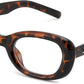 Tortoise / 50 Millimeters | B0F25T5FW1 | FEISEDY Retro Oval Blue Light Blocking Glasses for Women Nerd Fake Glasses Y2k Small Eyewear Frame B0229