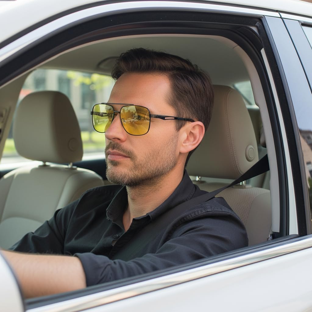 商品图片 10 | B0D6RBYFQB | FEISEDY Polarized Aviator Photochromic Sunglasses Men Women for Day and Night Driving Metal Frame B0172