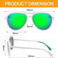 商品图片 27 | B0FY6J455M | FEISEDY Polarized Aviator Sunglasses for Men Women Trendy Sports B0324 | 100% UV400 protection, HD TAC lenses, Lightweight & durable, Driving, Hiking, Fishing, 50% recycled materials