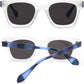 商品图片 24 | B0D7CC769X | FEISEDY Retro Square Sunglasses Women Men Trendy Rectangle Thick Frame Shades Classic Designer Sun Glasses B0198