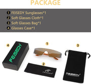ÉÌƷͼƬ 51 | B0B1V45SXC | FEISEDY Y2K Futuristic Sunglasses Women Men Rimless One Piece Miorred B2927