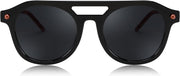 ÉÌƷͼƬ 2 | B0CHBBJ1H1 | FEISEDY Retro Square Aviator Sunglasses Womens Mens Trendy 70s Vintage Stylish Frame UV400 Sun Glasses B0051