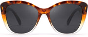 ÉÌƷͼƬ 54 | B07M9V125F | FEISEDY Polarized Vintage Sunglasses American Womens Square Jackie O Cat Eye Sunglasses B2451