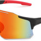 Black Frame Red Mirrored Lens / Large | B0DB5QX4W3 | FEISEDY Cycling Glasses Sports Sunglasses for Men Women, Youth Kids Baseball Softball Running Sunglasses B0223