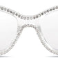 商品图片 10 | B0CQ55685Z | FEISEDY Diamond Blue Light Blocking Glasses Cat Eye Rhinestone Women Glasses Frame Anti Eyestrain Computer Eyewear B0070