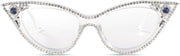 ÉÌƷͼƬ 10 | B0CQ55685Z | FEISEDY Diamond Blue Light Blocking Glasses Cat Eye Rhinestone Women Glasses Frame Anti Eyestrain Computer Eyewear B0070
