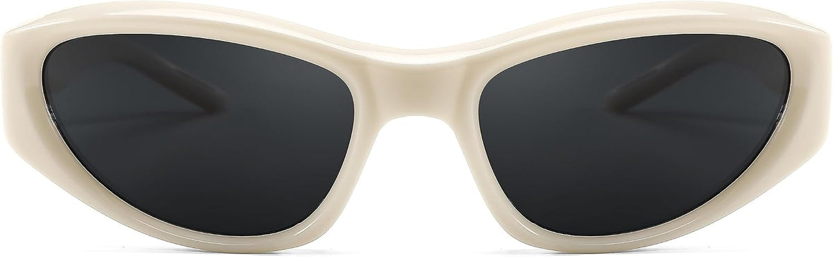 ÉÌƷͼƬ 9 | B0CBTG9FHB | FEISEDY Y2K Wrap Around Fashion Sunglasses for Women Men Trendy Futuristic 2000s Accessories Oval Sunglasses B1088