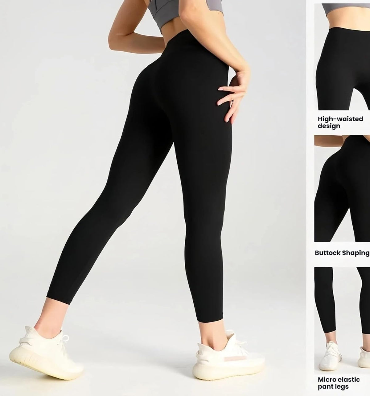 商品图片 5 | B0G3PWZ71D | High Waist Leggings for Women, Yoga Pants, Tummy Control Butt Lift Workout Leggings, Naked Feeling Quick Dry Fitness Pants