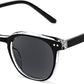 Black Frame Gray Lenses / 2.5 x | B0CSNS8594 | FEISEDY Round Reading Sunglasses for Men and Women Stylish Blue Light Blocking Readers B0113