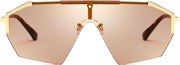 ÉÌƷͼƬ 12 | B0D6G3P982 | FEISEDY Fashion Flat One Piece Oversized Sunglasses Rimless Irregular Stylish Retro Design Shade Women Men B0153