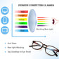 商品图片 5 | B08LND5TM2 | FEISEDY Square Anti Blue Light Blocking Glasses Men Women Round Computer Eyeglasses Double Metal Studs B2706