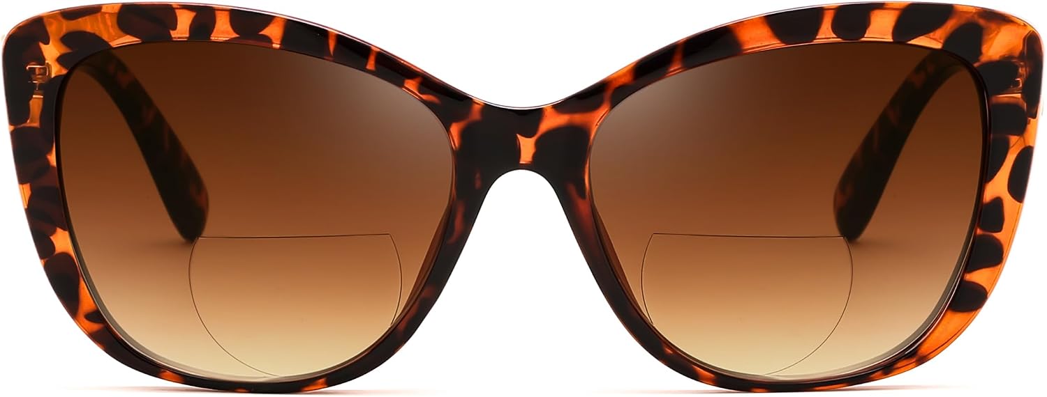商品图片 18 | B0GSZX5N57 | FEISEDY Cat Eye Bifocal Sunglasses Reader for Women UV400 Protection B0352