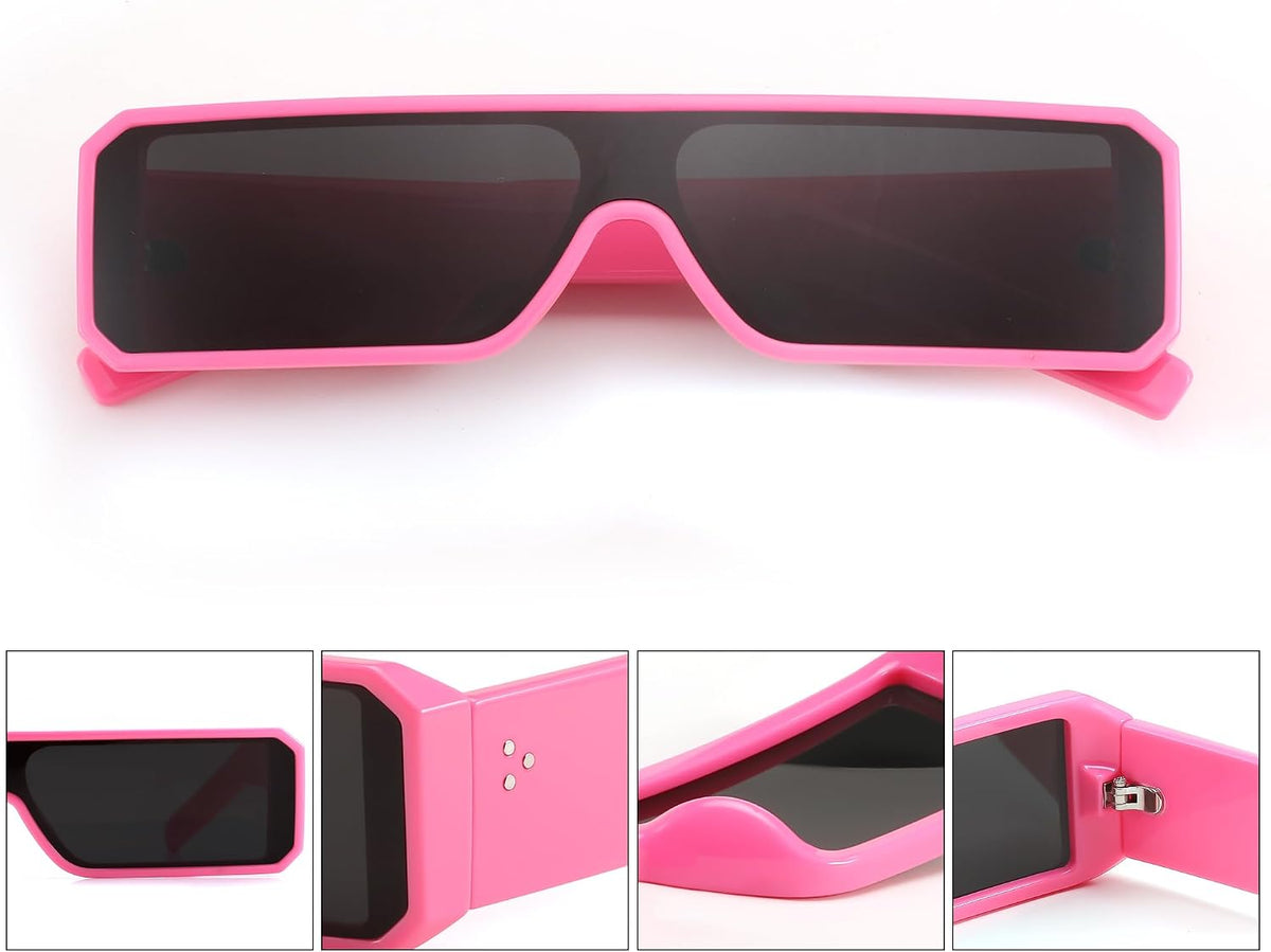 ÉÌƷͼƬ 4 | B0CSSKCR8W | FEISEDY Rectangle Sunglasses for Women Men Fashion Slim Futuristic Sunglasses Small Y2K Stylish Shades B0121