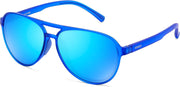 Blue / 58 Millimeters | B0GVT3D947 | FEISEDY Polarized Aviator Sunglasses for Men Women Trendy Sports TR90 B0378