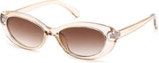 ÉÌƷͼƬ 40 | B0H2YQ7P2Y | FEISEDY Women Vintage Oval Cat Eye Sunglasses, Retro Narrow Shades B0459