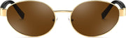 ÉÌƷͼƬ 15 | B0GK19LPFF | FEISEDY Retro Oval Metal Y2K Sunglasses for Women Men Small Frame B0402