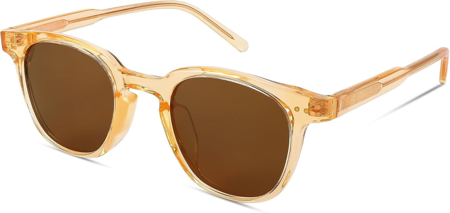 商品图片 34 | B0CCPBD9GS | FEISEDY Classic Polarized Sunglasses Retro Round Sunglasses for Women Men Trendy Shades B0002
