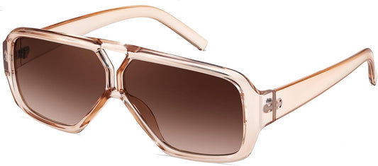 Default Title | B0CWRVW2LC | FEISEDY Trendy Retro Aviator Sunglasses Womens Mens Rectangle Vintage 70s Square Aviator Sun Glasses B0110