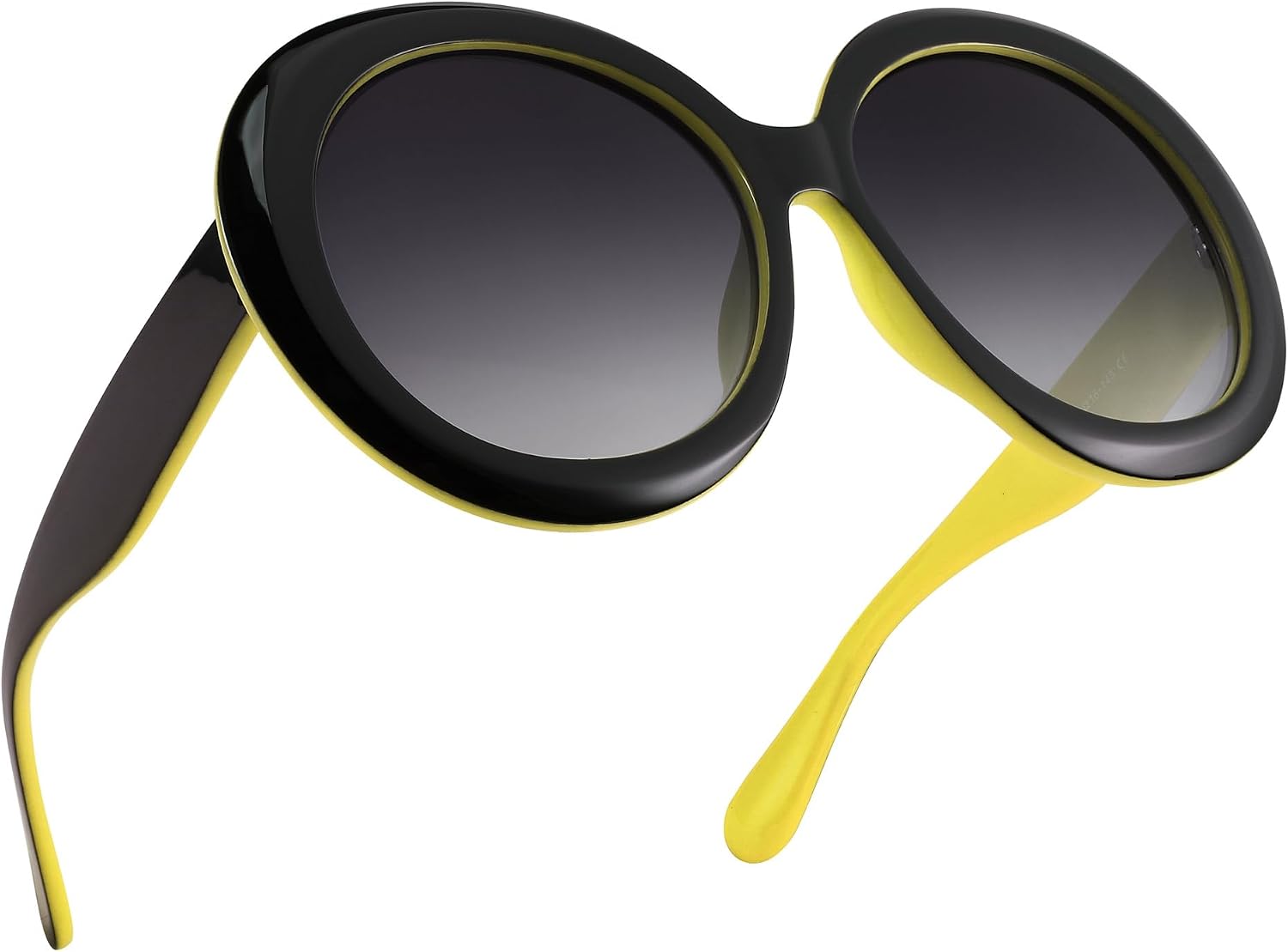 商品图片 10 | B0C7ZVD4MD | FEISEDY Oval Oversized Trendy Sunglasses Women Men Stylish Retro Big Frame Vacation Sun Glasees UV400 Protection B0017